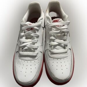 Nike Air Force 1 Low White Red Midsole
